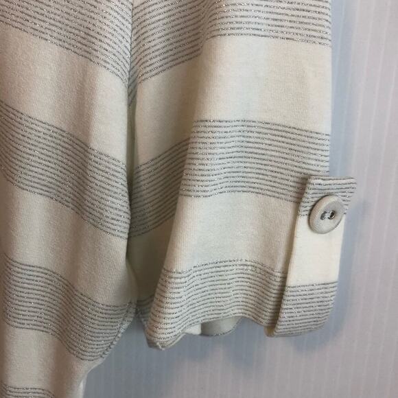 St John knits short sleeve top striped - Picture 2 of 10